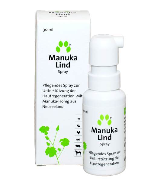 MANUKALIND SPRAY, purškalas odos regeneracijai, šunims ir katėms, 30 ml