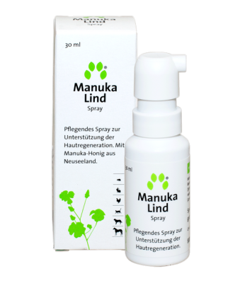 MANUKALIND SPRAY, purškalas odos regeneracijai, šunims ir katėms, 30 ml