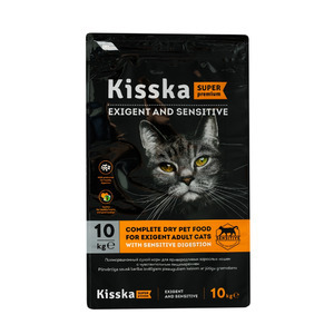 KISSka Super Premium sausas ėdalas reiklioms ir jautrioms suaugusioms katėms