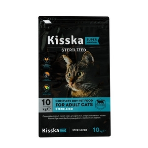 KISSka Super Premium STERILISED visavertis sausas maistas sterilizuotoms katėms