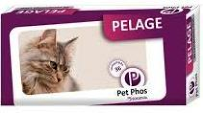 Pet-Phos Pelage papildas katėms odai ir kailiui