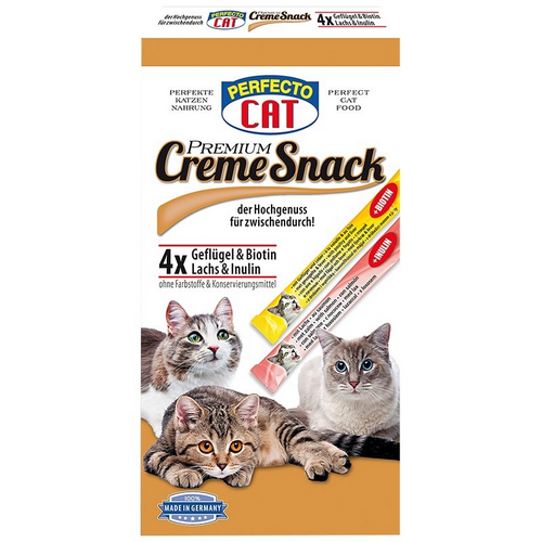 Perfecto Cat Cream Snack kreminis užkandis katėms 120g
