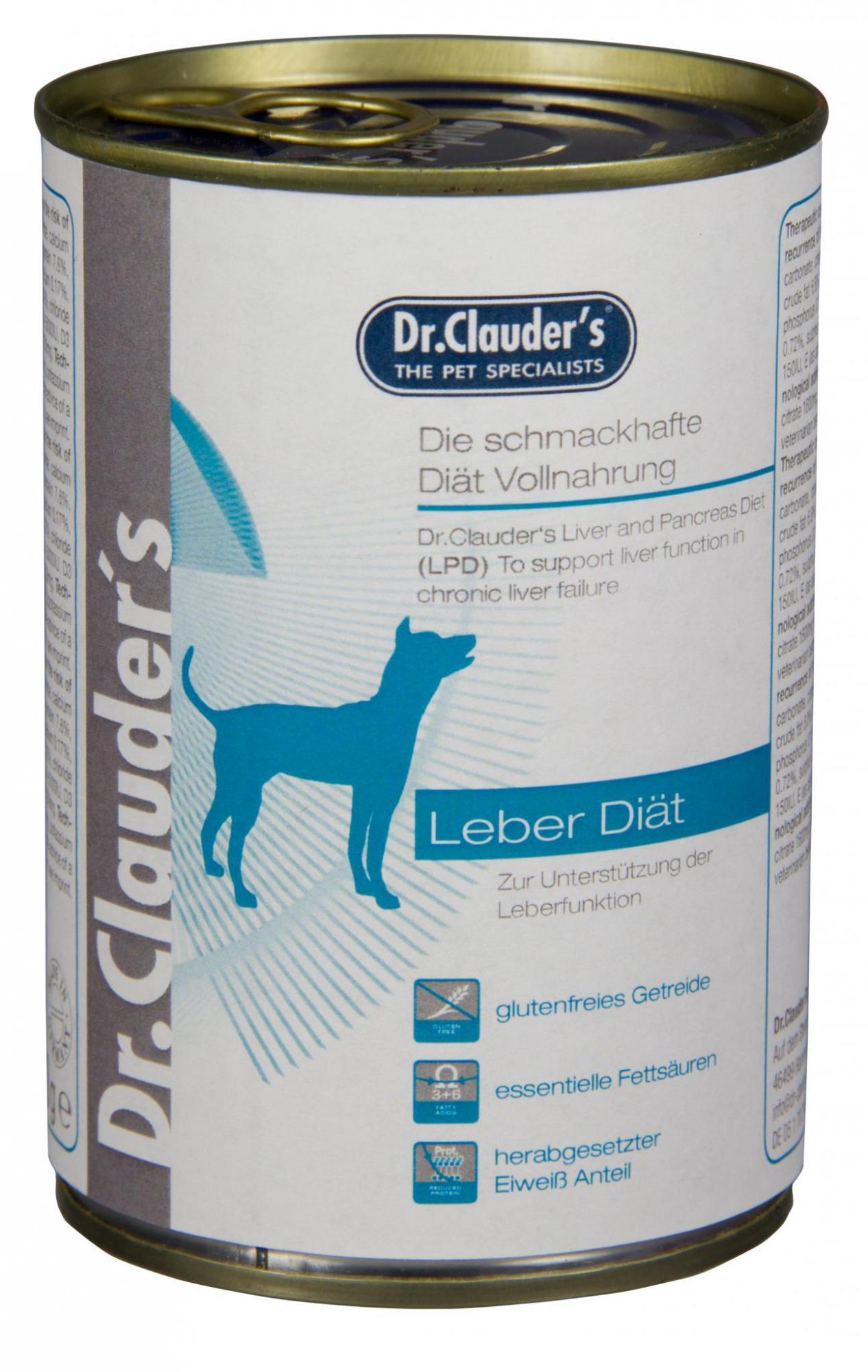 Dr.Clauder's LPD Hepatic Diet drėgnas maistas šunims, sergantiems kepenų ligomis 400g