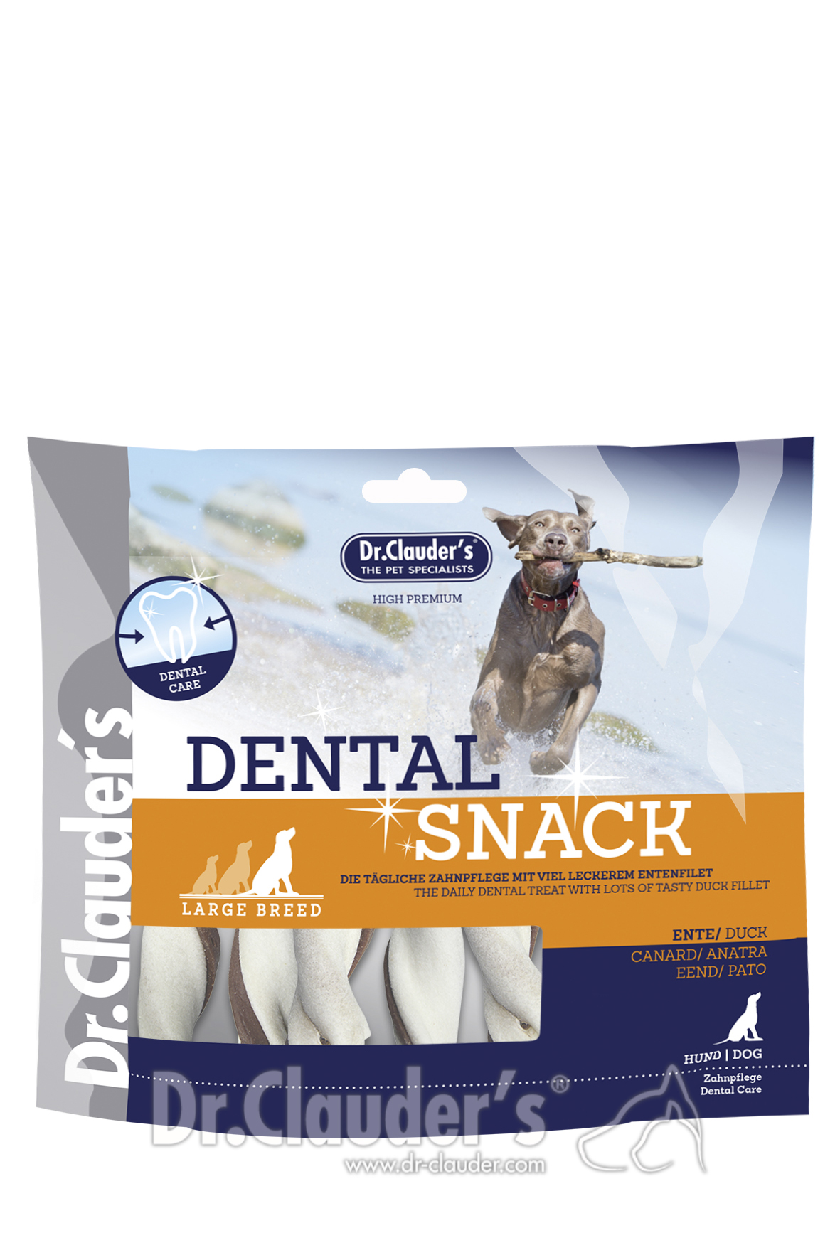 Dr. Clauder's dental skanėstas šunų dantims su antiena 500g