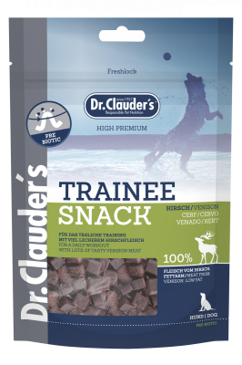 Dr. Clauder‘s trainee snack vytintos elnienos skanėstas šunims 80 g