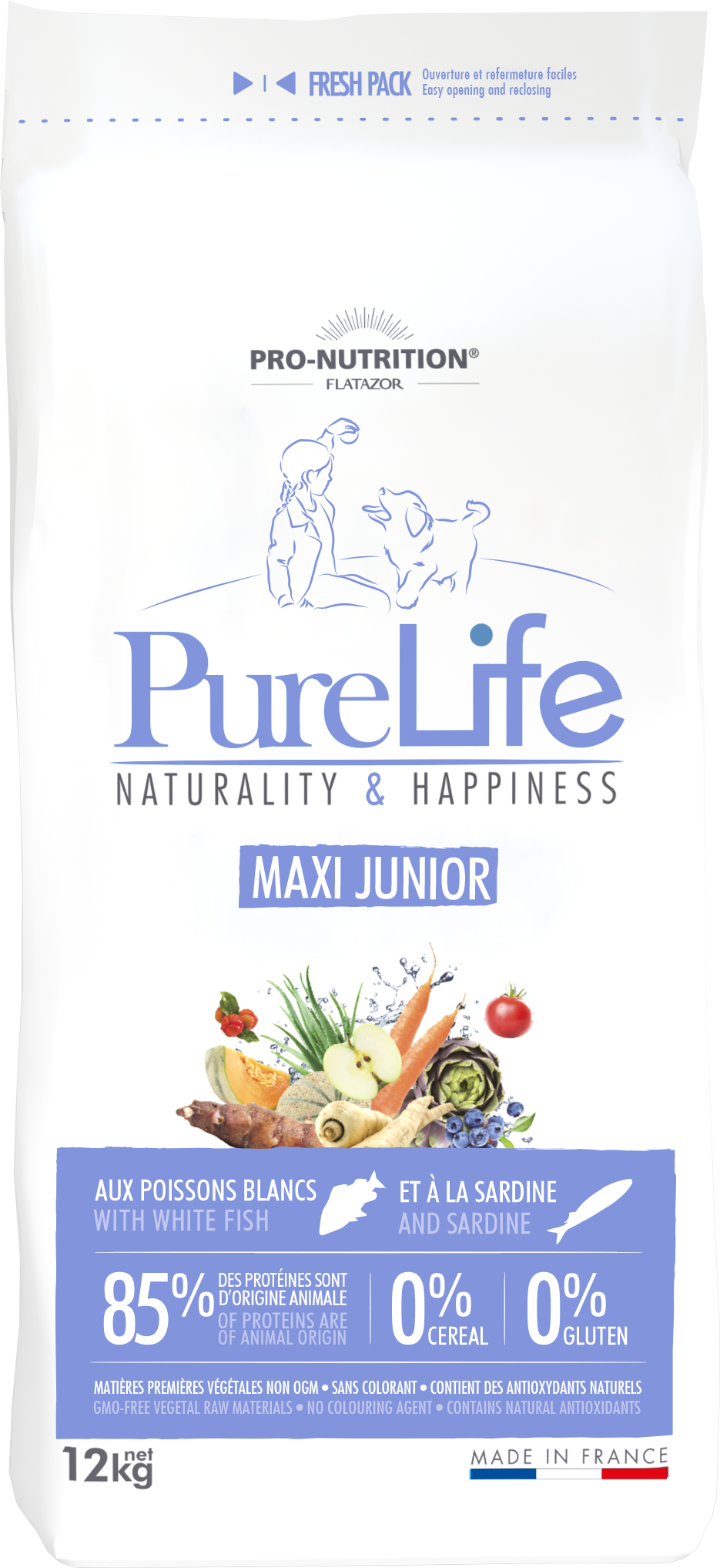 Pro Nutrition PURE LIFE MAXI JUNIOR 12kg