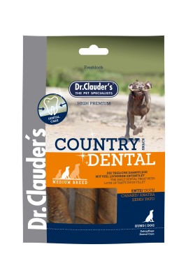 Dr. Clauder's Country line Dental 120 g skanėstas šunų dantims su antiena