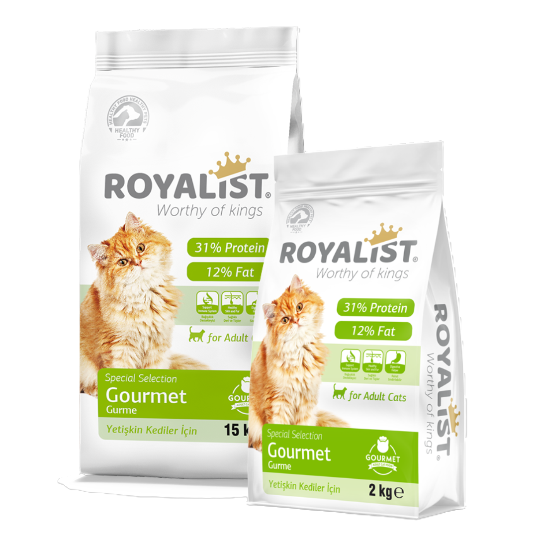 Royalist Gourmet Adult sausas maistas suaugusioms katėms, 15 kg