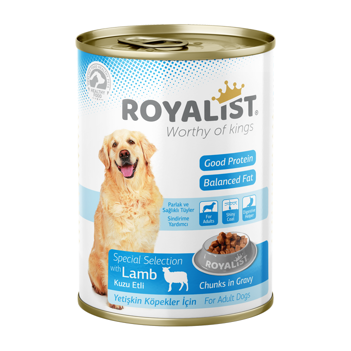 Royalist Adult Lamb chunks konservai su ėriena šunims, 400g