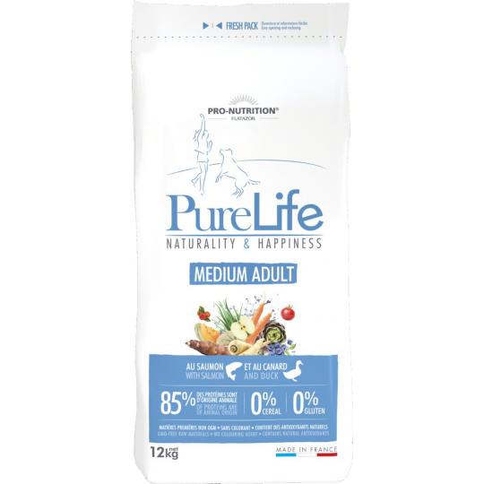 Pro Nutrition PURE LIFE MEDIUM, sausas maistas jautriam virškinimui šunims  2kg