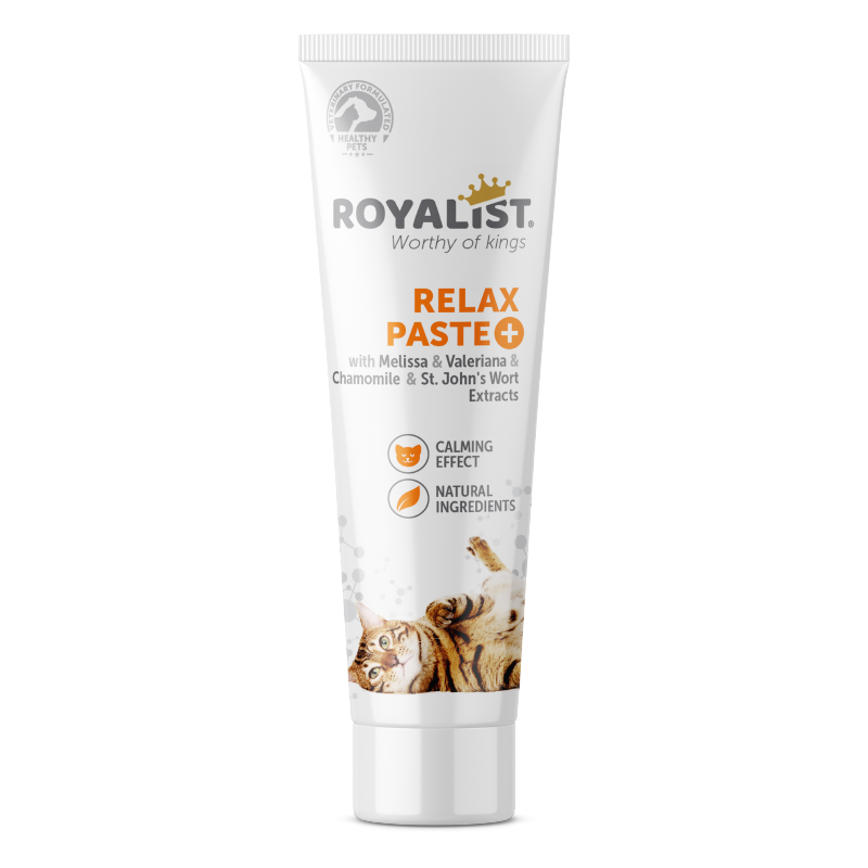 Royalist Cat Relax Paste pašaro papildas katėms nerimui ir stresui mažinti, 100 g