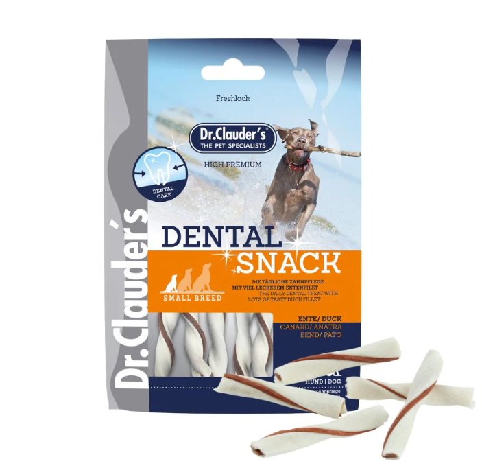 DR. CLAUDER'S DENTAL, skanėstas šunų dantims su antiena 80g