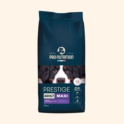 Pro-Nutrition Prestige Adult Maxi sausas maistas suagusiems didelių veislių šunims 15 kg Pro-Nutrition Prestige Adult Maxi sausas maistas suagusiems didelių veislių šunims 15 kg