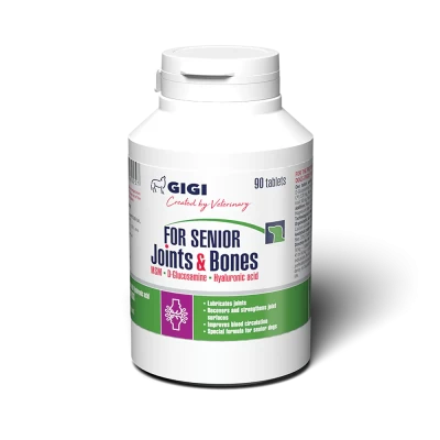 FOR SENIOR Joints & Bones  papildas vyresnių šunų sąnariams ir kaulams 90 tab.