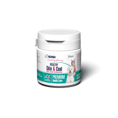 GIGI PERFECT Skin & Coat  papildas šunims ir katėms palaikyti sveiką odą ir kailį