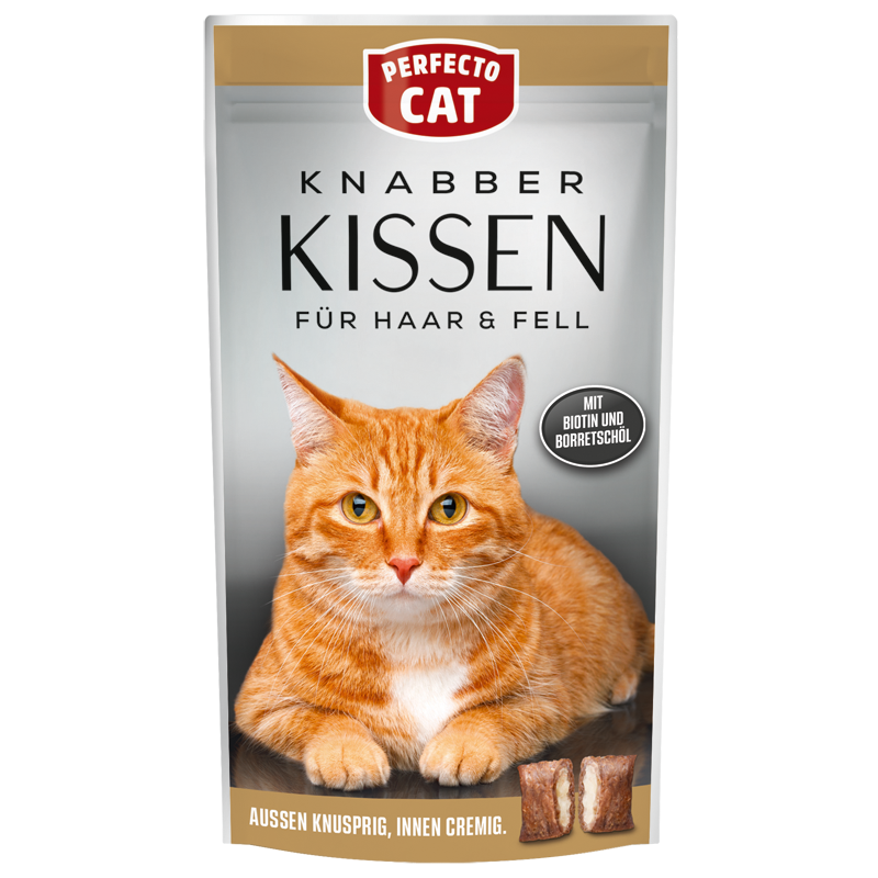 Perfecto Cat Hair & Skin pagalvėlės kailiui ir odai 50 g