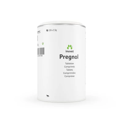 Inuvet Pregnol maisto papildas netikro nėštumo požymiams slopinti šunims 60 tab. Inuvet Pregnol maisto papildas netikro nėštumo požymiams slopinti šunims 60 tab.