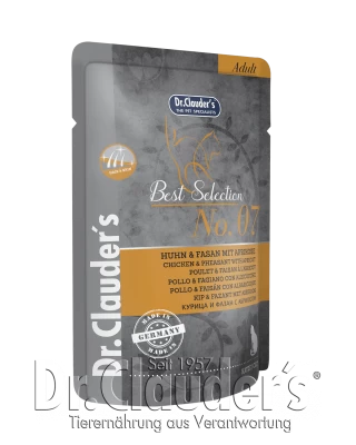 Dr.Clauder's Best Selection su vištiena fazanais ir abrikosais 85g